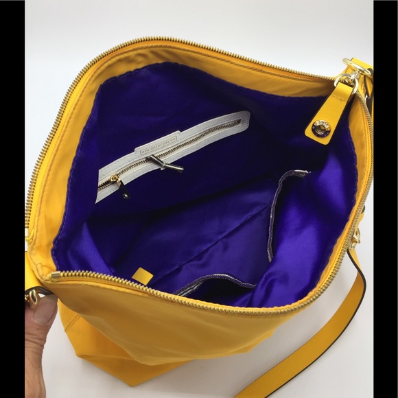 Henri Bendel Bag Yellow Gold Nylon Crossbody Bag - Picture 4 of 16